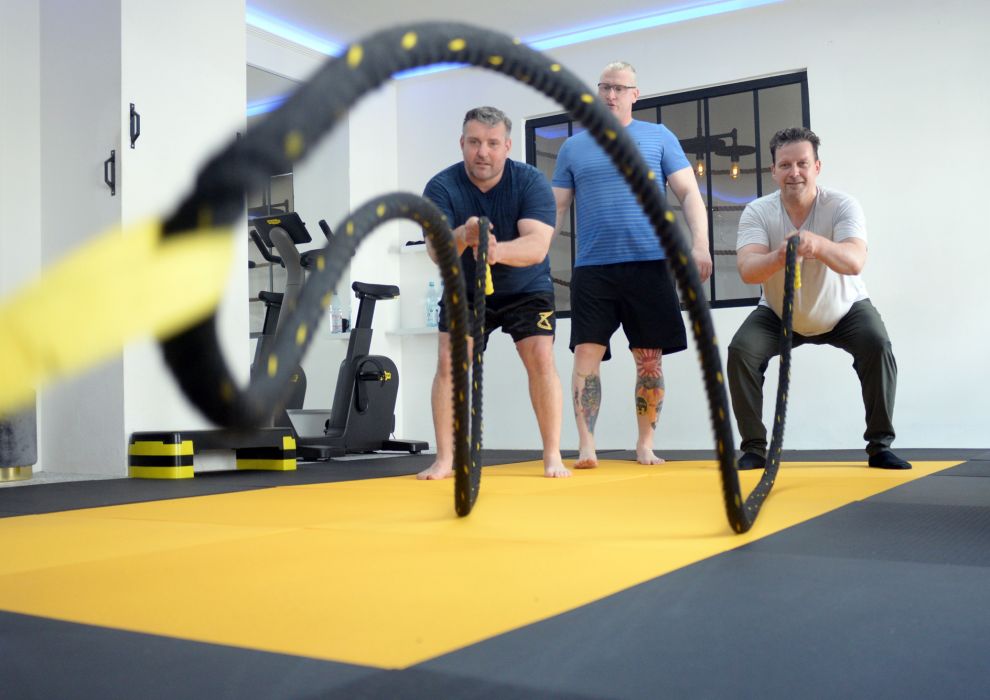 Robert Zimmermann beim Training im Bollwerk Potsdam